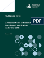 Data Breach Notification - Practical Guidance - Oct19