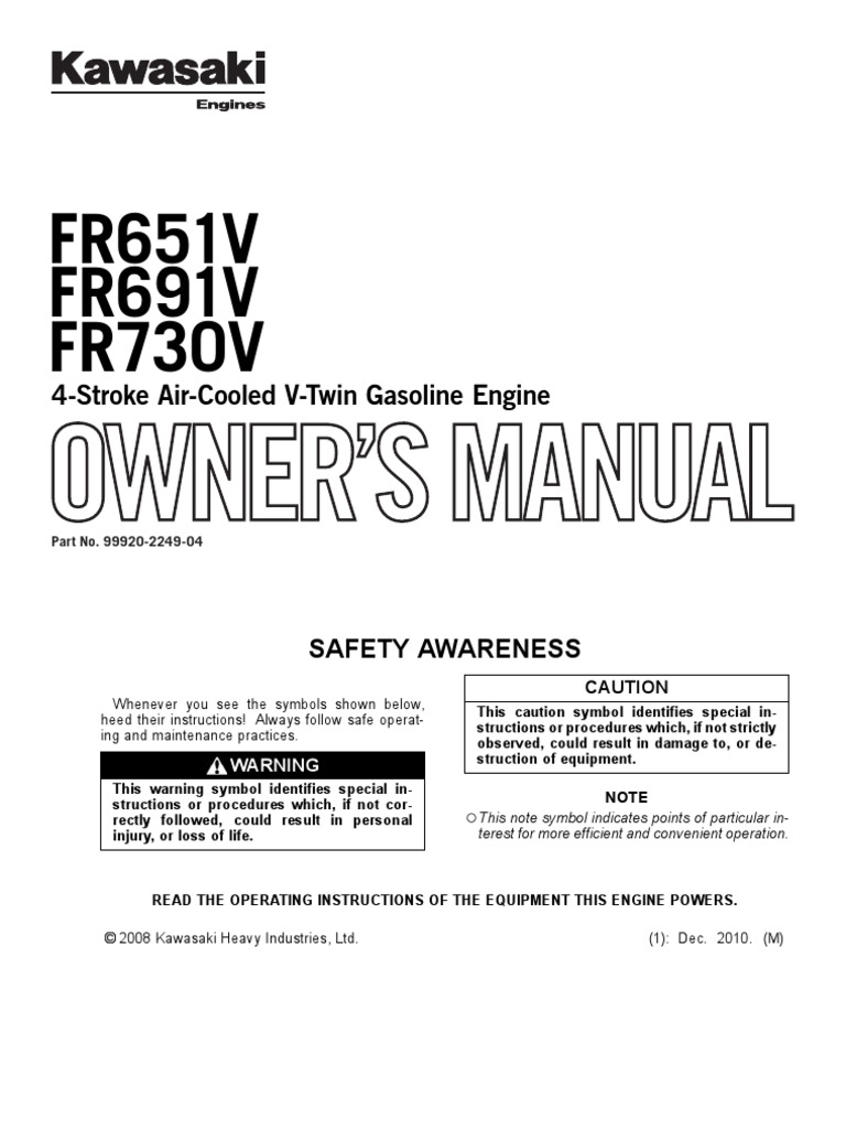 FR651V FR691V FR730V Owner