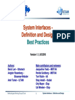 System Interfaces - Definition and Design Best Practices