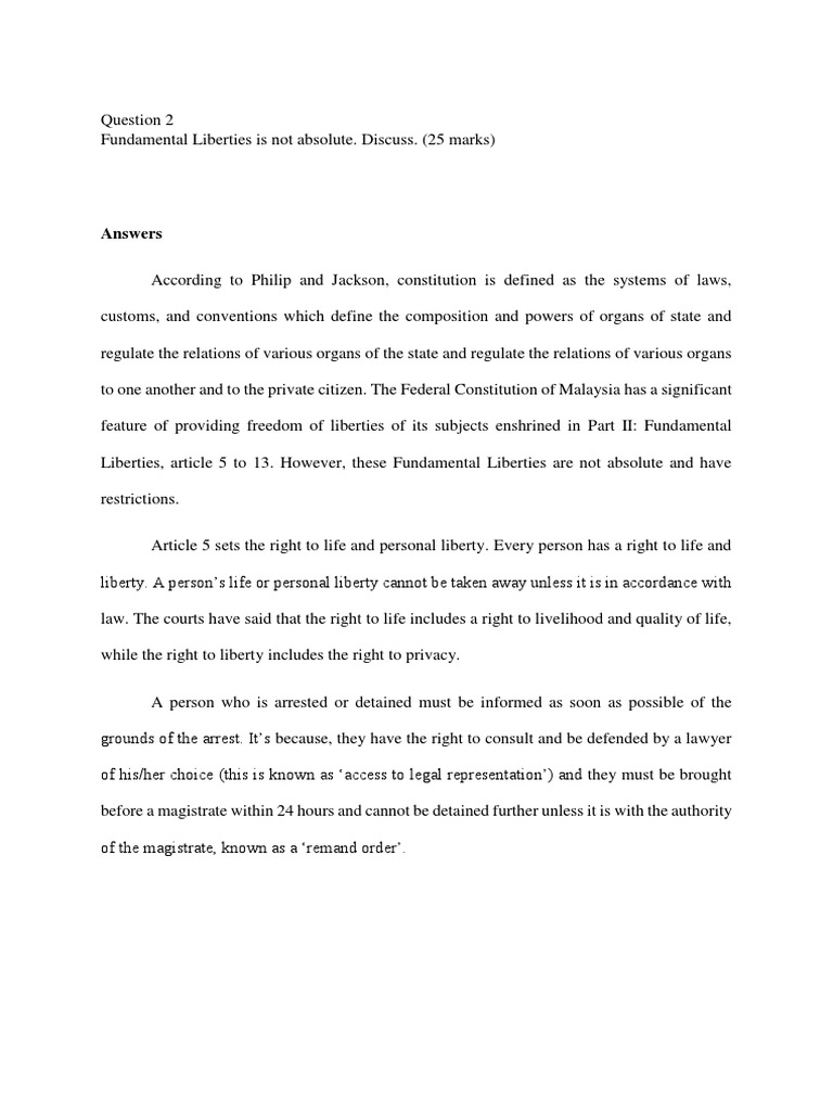 LAW245 Written Assignment | PDF | Constitutional Law | Rights