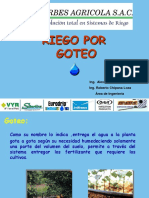 Riego Por Goteo (Orbes Agricola)