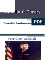 Abdellahs Theory