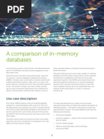 A Comparison of in Memory Databases