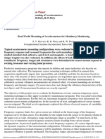 Mounting of Accelerometers