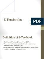 E-Textbooks: Submitted By: Aiswarya Sivaraman Social Science