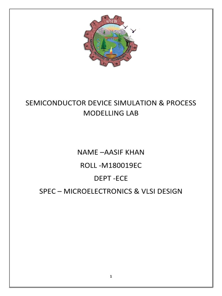 Semiconductor Device Simulation & Process Modelling Lab | PDF | Bipolar ...