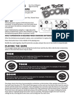 Tick Tock Boom Instructional Manual PDF