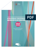 A doua Strategie culturală a Bucureștiului 2016-2026