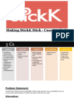 Making Stickk Stick - Case Analysis: Submitted By-Sec-B - Group 6