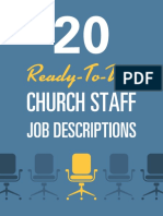 20 Ready-To-Use Ministry Job Descriptions