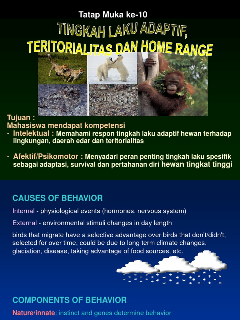 9 Behaviour Home Range Pdf Mimicry Predation