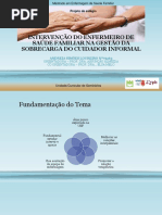Projeto de estágio - INTERVENÇÃO DO ENFERMEIRO DE SAÚDE FAMILIAR NA GESTÃO DA SOBRECARGA DO CUIDADOR INFORMAL