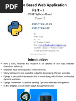 Chapter 15 Django Based Web Application Part I