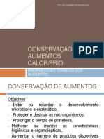 Conservação de Alimentos Calor_frio