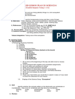 Detailed Lesson Plan in Science 6: (Guided Inquiry Using 5-E's)