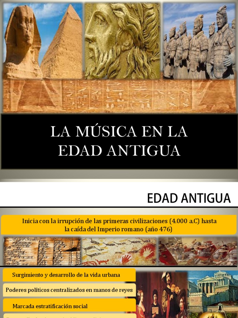 Música en la Edad Antigua: Instrumentos y Culturas | PDF | Instrumentos ...
