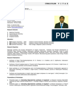 CV - DR Sajith Chandran