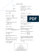 Mdm4u Fianl Exam Formula PDF