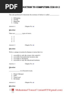 CS101 Final MCQs All