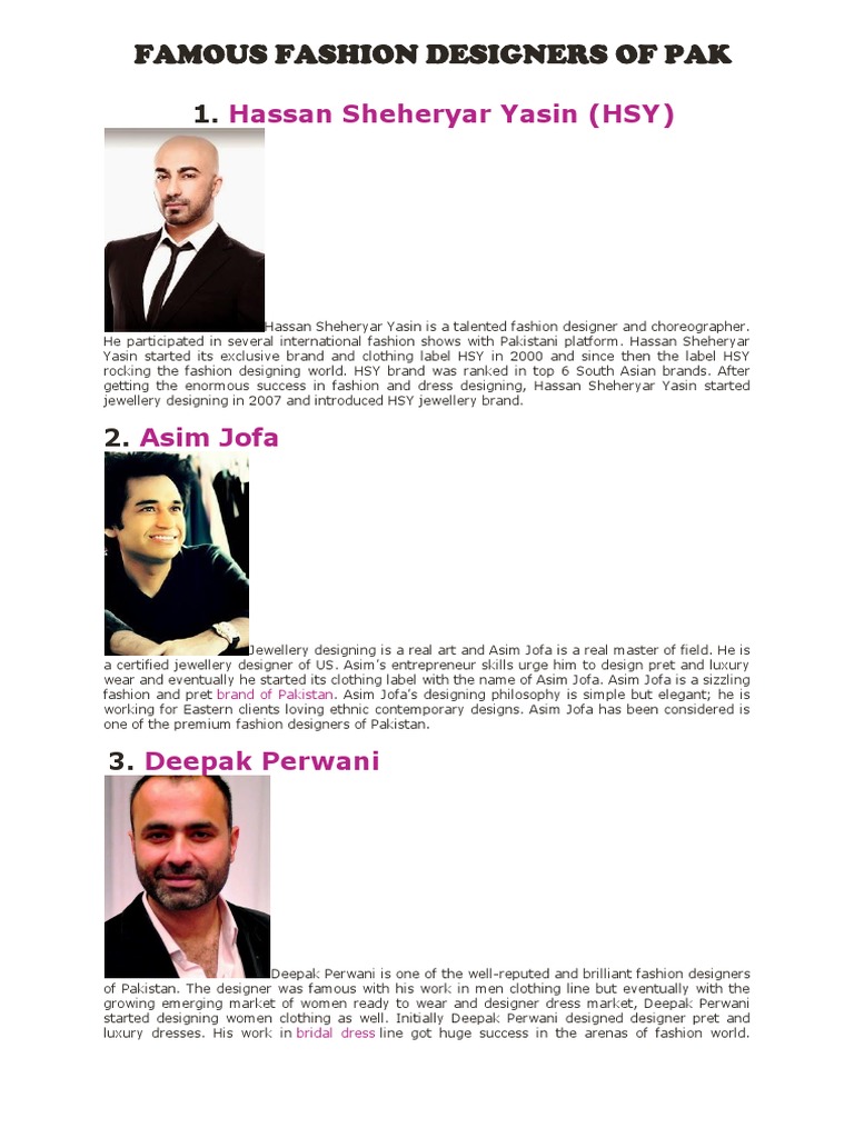 pakistani dress designer name list Top 20 Pakistani Fashion Designers List (Updated 2025)