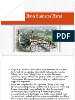 Mesjid Raya Sumatra Barat Arsitektur Modern