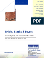 Bricks, Blocks & Pavers: US Industry Study With Forecasts For