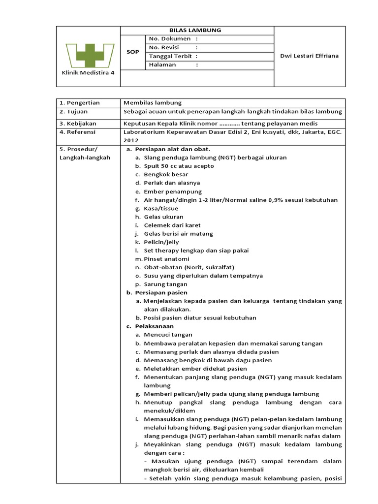 Sop bilas lambung pdf