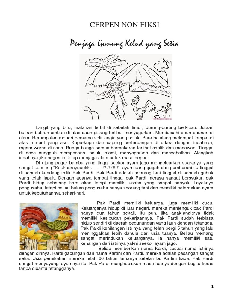 Cerpen Non Fiksi Pdf