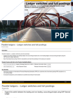 Parallel Ledgers - Ledger Switches and Full Postings: Product Management SAP Financials 2014