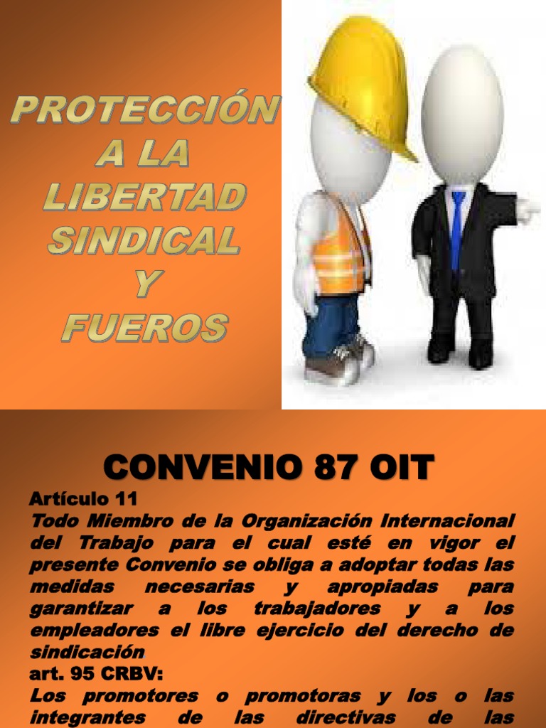 Convenio 87 OIT | PDF | Sindicato | Organización Internacional del Trabajo