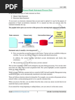 Manual Bank Statement Process Flow