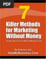 Marketing Without Money PDF