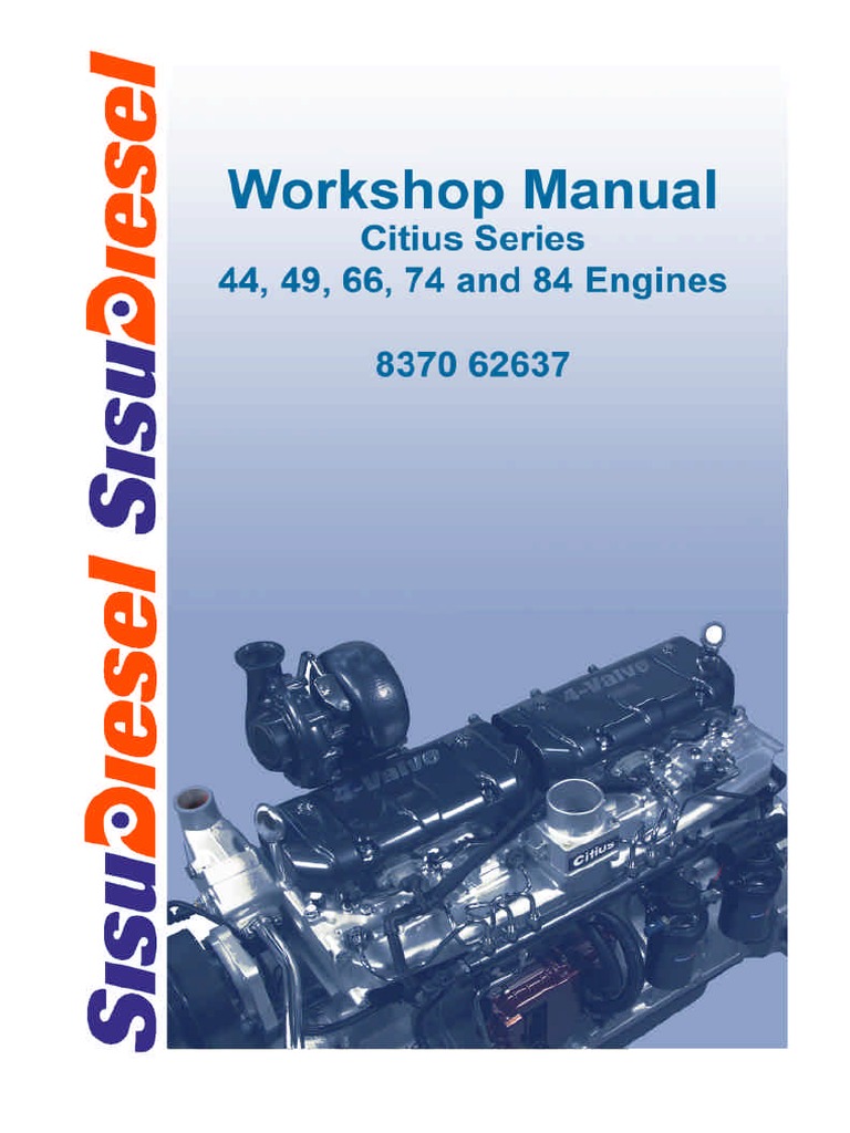 Sisu Citius Manual PDF | PDF | Turbocharger | Fuel Injection