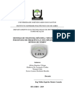 Sistema de Telefonia Multipla FDM e TDM