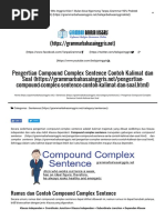 Pengertian Compound Complex Sentence Contoh Kalimat Dan Soal - Belajar Gra195508