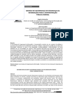 2018 - Modelo de Governança de Segurança Da Informação para A Administração Pública Federal