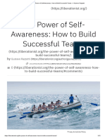 The Power of Self-Awareness - How To Build Successful Teams - Gustavo Razzetti