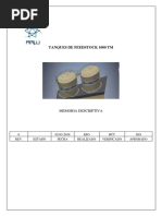 Memoria Descriptiva TANQUES DE ALMACENAMIENTO ARLU CONSTRUCTORES Y CONSULTORES SCRL