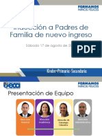 Inducción Padres de Familia NI 2019-2020 Prof