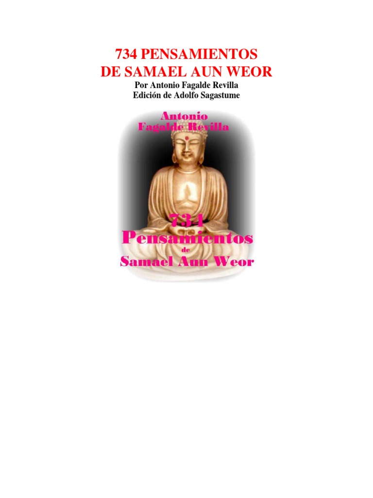 734 Pensamientos de Samael Aun Weor | PDF | Mal | Amor
