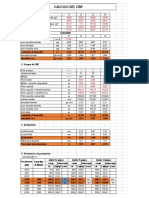 Calculo Del CBR: (cm3) (GR)