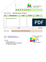 SMK Kwitansi Aplikasi Nilai Raport K13 350K