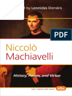 (Philosophy Literature and Politics - Value Inquiry Book Series 226) Donskis, Leonidas - Machiavelli, Niccolò - Niccolò Machiavelli - History, Power, and Virtue-Rodopi (2011) PDF
