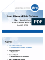 San Diego Lean 6 Sigma Solar Turbines PDF