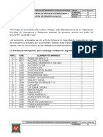 Acta de Entrega Botiquin y Mochila de Emergencia