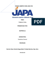 Estadistica General TRABAJO FINAL