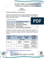 Actividad de Aprendizaje Unidad 1-La Normalizacion de Una Organizacion