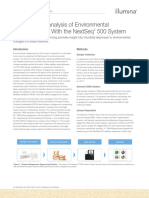 Metagenomic Analysis of Environmental Water Samples With The Nextseq 500 System