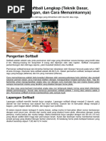 Pengertian Softball Lengkap