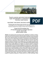 Toward A Precision Agricultural Implementation For Sugar Cane Plantations in Southwestern Region of Colombia South America PDF